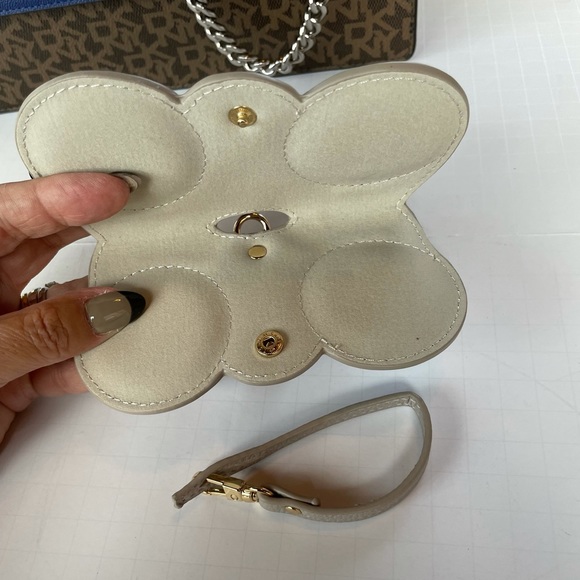 Leather Eyeglasses Case Bag Keychain Charm Decoration Pendant Gift Acces… - Picture 9 of 11